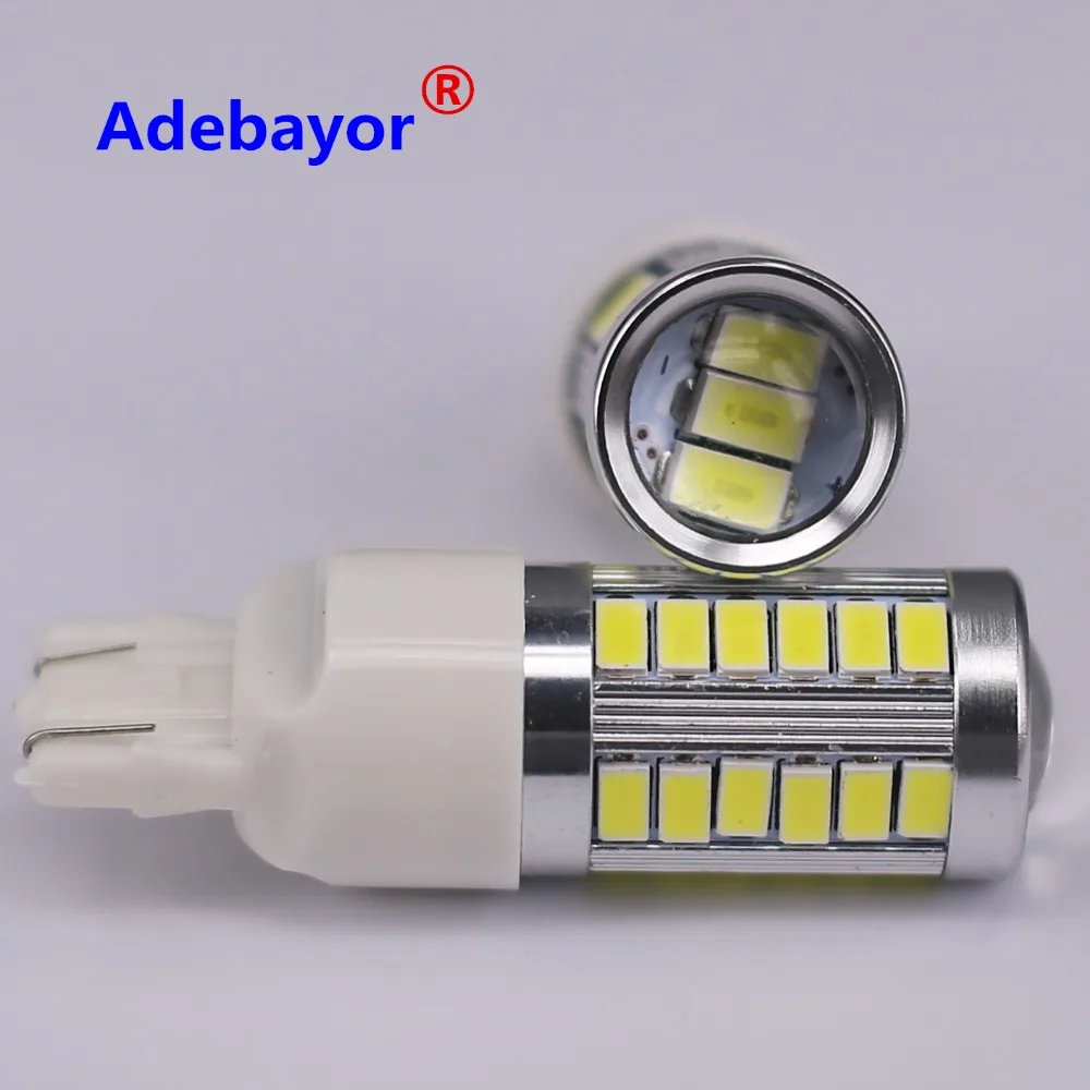 Автомобильные светодиодные лампы T20 7443 7440 W21/5W 33 SMD 5630 5730 задние стоп сигнальные 33SMD