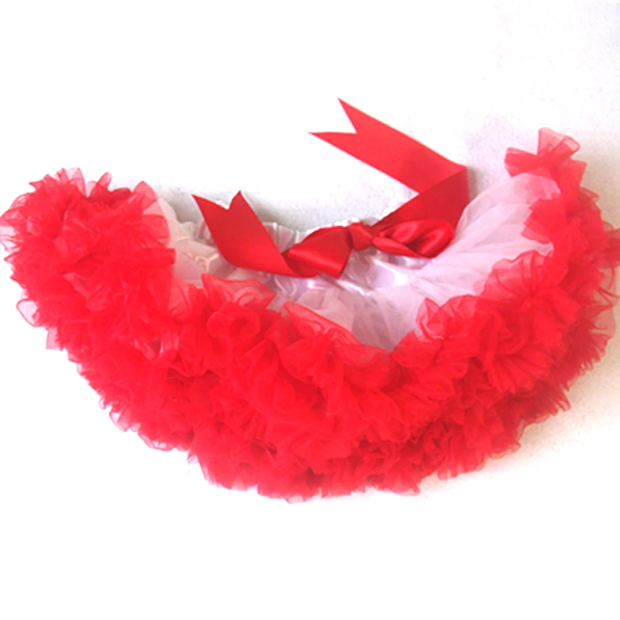 Детская юбка-пачка petti шифоновая Мягкая юбка красная розовая детская
