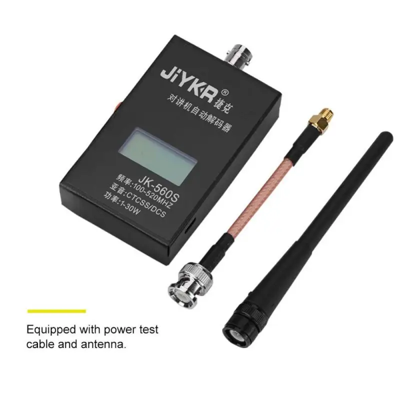 Счетчик частоты JK560S для Baofeng Walkie Talkie декодер 1-30 Вт 100-520 МГц CTCSS/DCS SMA-Female антенна счетчик частоты США