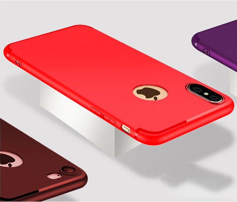 Матовый Мягкий силиконовый чехол карамельных цветов из ТПУ для iPhone 11 Pro Max XS XR X 8 7 6