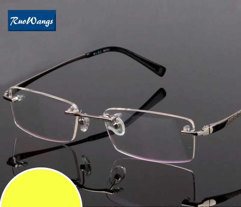 Очки для мужчин и женщин оправа очков без оправы близорукости по рецепту