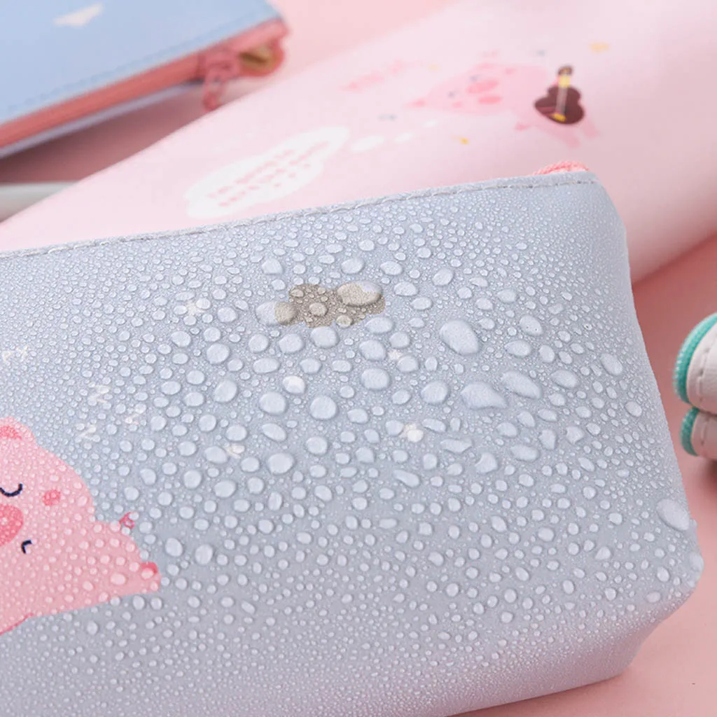 Милый мультфильм животных пеналы Kawaii Холст Школьные принадлежности стационарный чехол для карандашей коробка для школьницы Kalem Kutusu