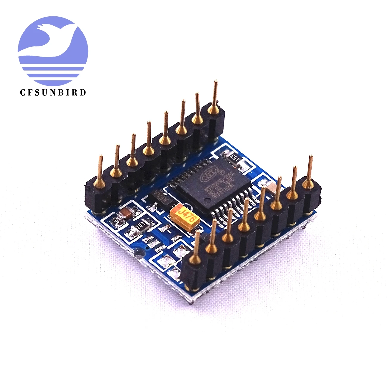 CFsunbird WTV020 SD WTV020SD 20SS мини карта MP3 звуковой модуль для PIC Ard uino 2560 UNO R3 16P|sound module|sd card