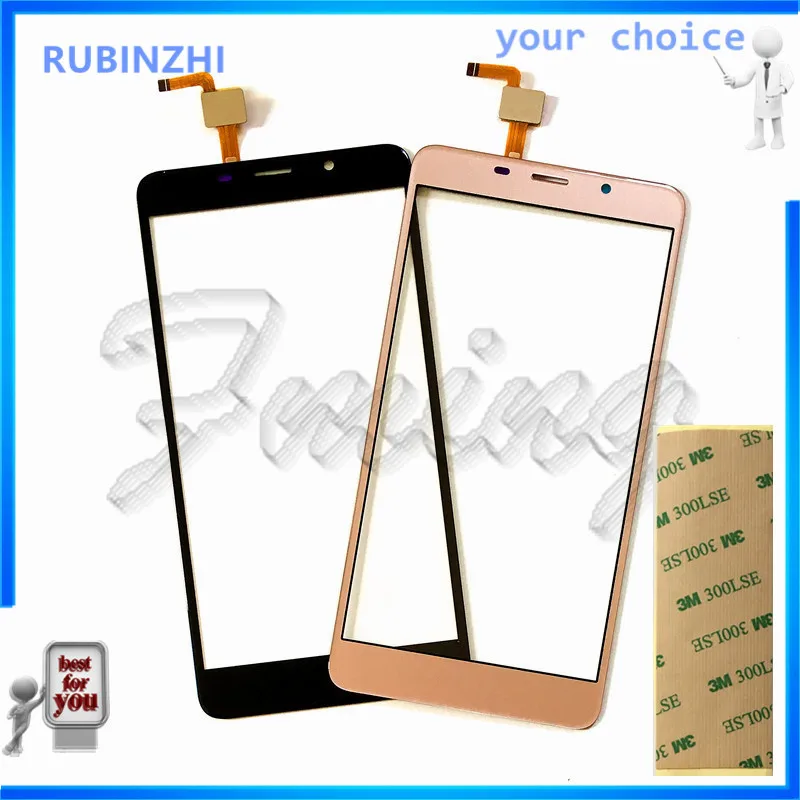 Сенсорный экран для Leagoo M8 сенсорный дигитайзер переднее стекло детали и лента|front