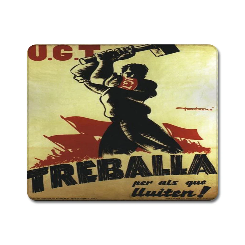 Vintage WW2 Propaganda Nature Rubber Table Mouse Pad Laptop Computer Enclosure Mousepad Mat | Компьютеры и офис