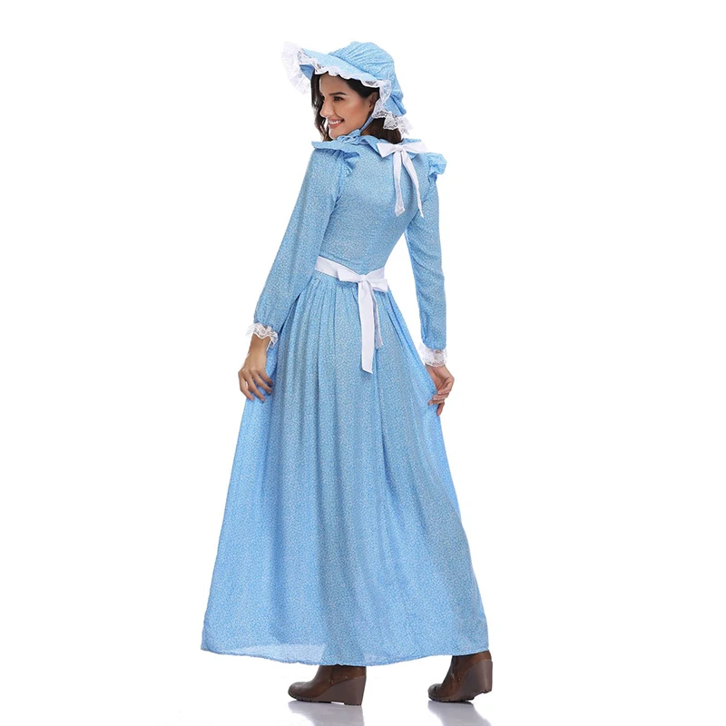 Костюм эпохи Возрождения национальных пастырской Стиль платье для взрослых Для