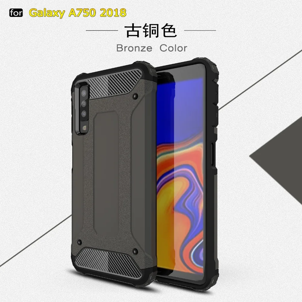 Прочный чехол 2 в 1 для Samsung J4 J6 2018 EU J6Prime J6PLUS Prime JPLUS A7 50 шт./лот | Мобильные телефоны и