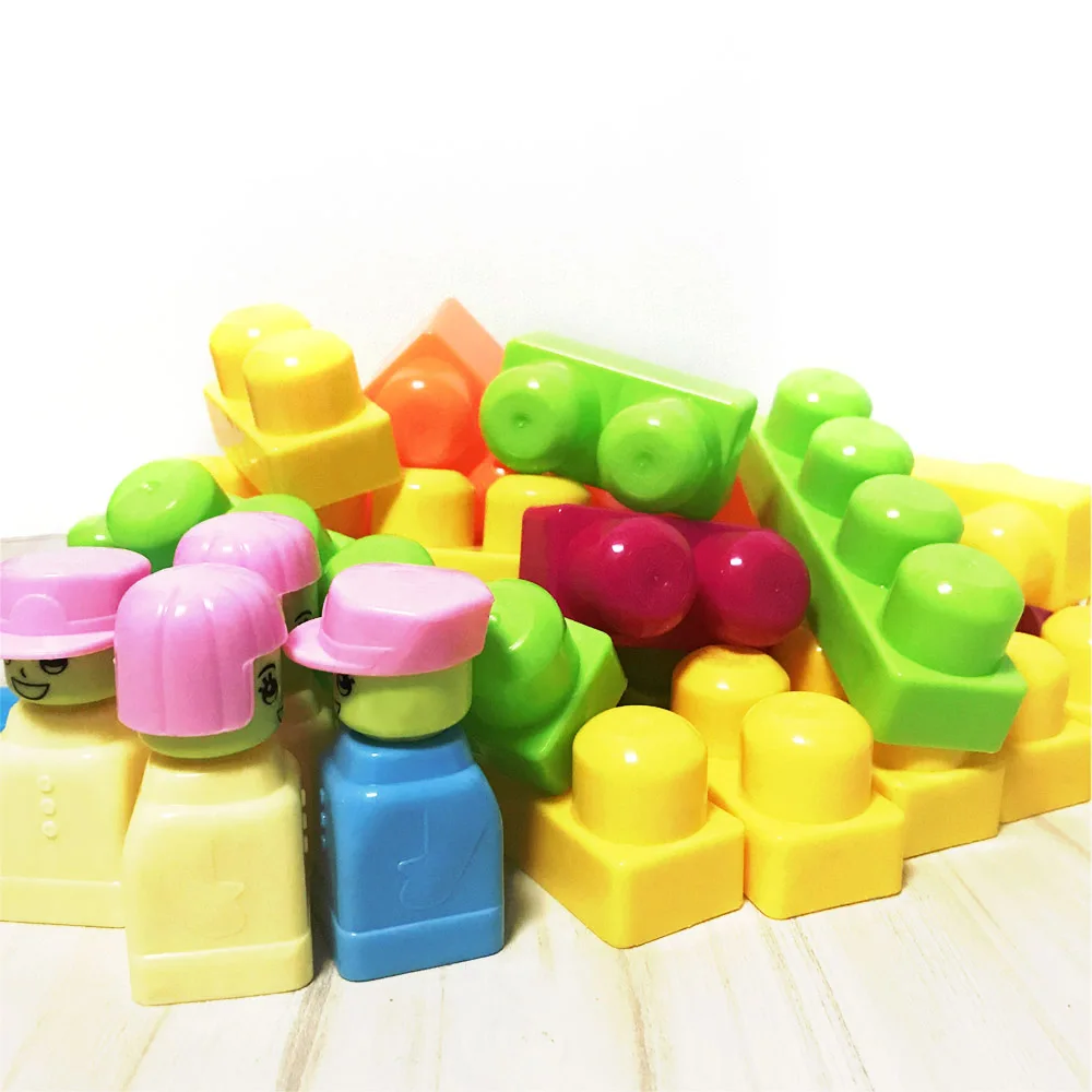 43PCS Building Blocks DIY Creative Bricks Model Enhance Mind Figures Educational Kids Toys | Игрушки и хобби