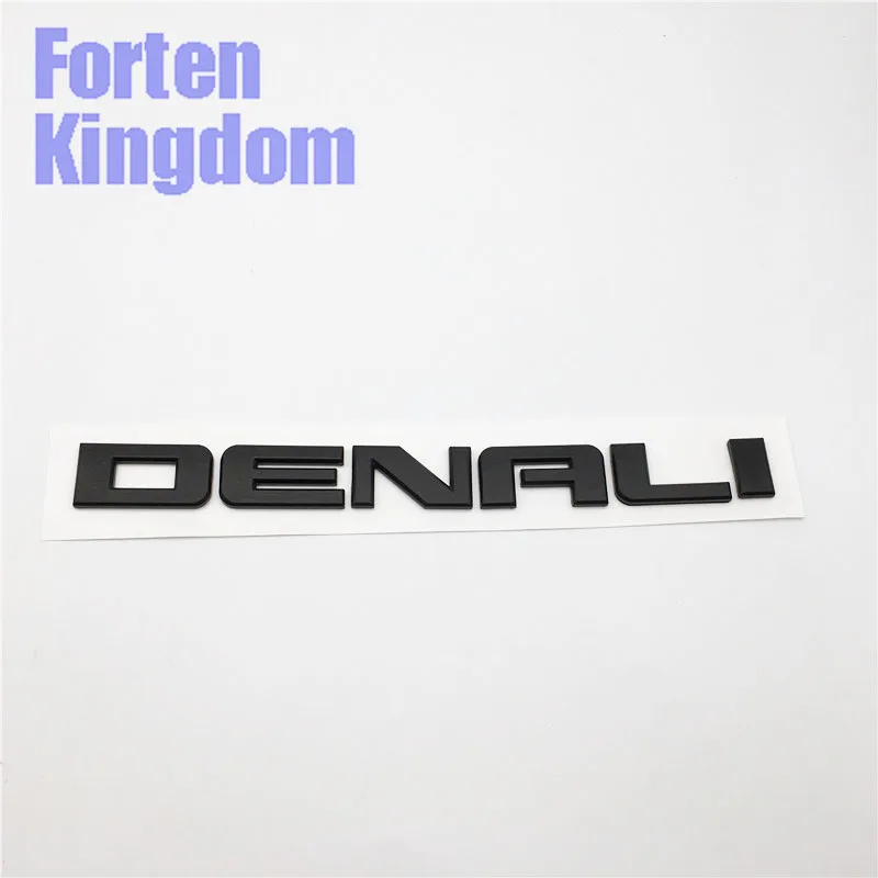 1 шт. Эмблема для багажника автомобиля Forten Kingdom Word DENALI черная наклейка с 3D буквами