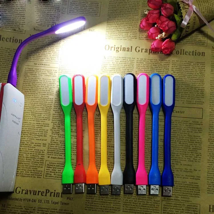 Ультраяркая Светодиодная лампа 1 2 Вт с USB для ноутбука компьютера ПК портативная