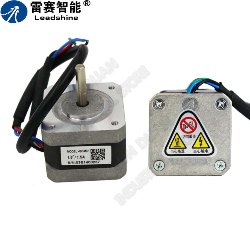 

New Leadshine Hybrid Stepper Motor 42CM02 2PH 42mm NEMA17 0.21Nm 1.5A 4Lead Instead 42HS02 Match DM422S DM422C DM422 M420