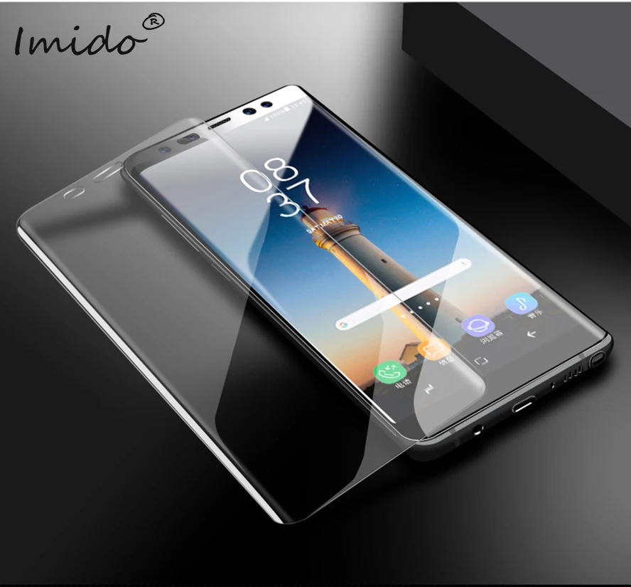 Связями 3D изогнутое закаленное Высокопрочное Стекло для Samsung Note 8 Экран протектор