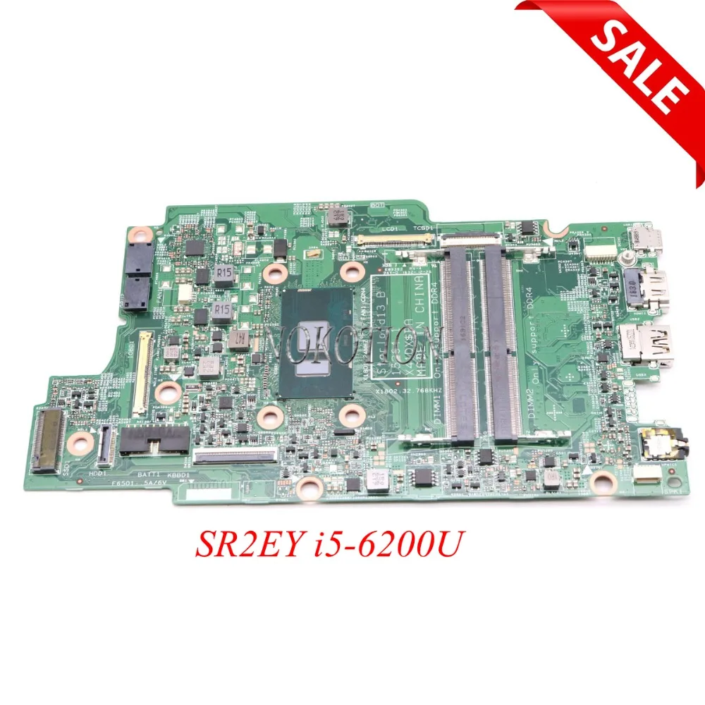 

Материнская плата NOKOTION CN-0KY1XP KY1XP 0KY1XP 15264-1 для ноутбука dell Inspiron 7778, материнская плата SR2EY i5-6200U DDR4, протестирована полностью