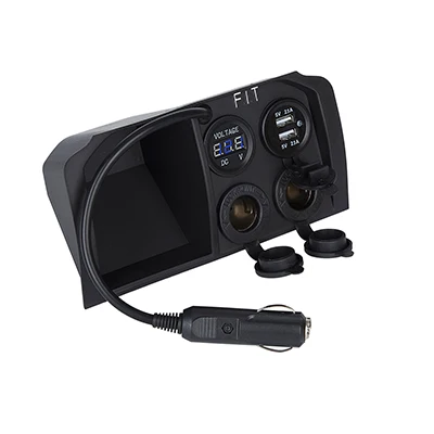 MT-HD107-GN Дропшиппинг напряжение 2 гнезда автомобиля двойной USB зарядное устройство адаптер гнездо 5 в 2.1A интерфейс прикуривателя для Honda Fit - Название цвета: MT-HD107-GN