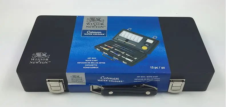 Winsor &amp Newton Cotman фотообои деревянный чемодан художественная коробка | Канцтовары