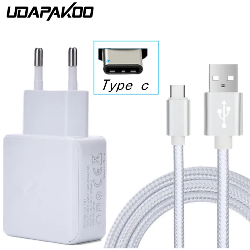 Зарядное устройство 1 м с разъемом USB или EU для HTC 10 evo u play Ultra u11 eyes life plus Samsung a3 a5 a7 2017