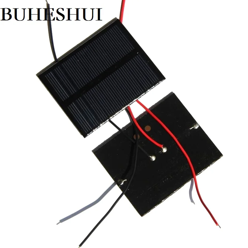 BUHESHUI Бесплатная доставка 100 мА 5 в мини солнечная батарея + кабель DIY солнечные