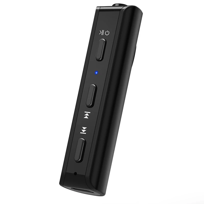 CDEN беспроводной автомобильный Bluetooth приемник зарядное устройство автомобильный комплект AUX аудио разговор, Музыка адаптер громкой связи входящий голосовой отчет - Название цвета: Черный
