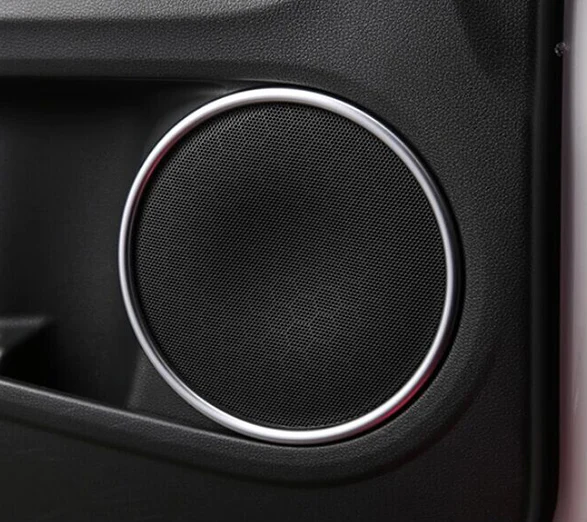 Аксессуары хромированный дверной стерео динамик накладка на воротник