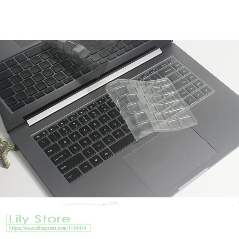 Ультратонкий прозрачный защитный чехол из ТПУ с клавиатурой для Xiaomi Mi Notebook Pro 15 6