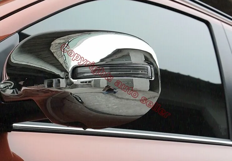 Хромированный боковой зеркальный чехол из АБС пластика для Mitsubishi Outlander 2016 2017|chrome