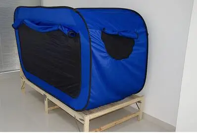 190L90W100H with net Новые складные всесезонные быстрооткрывающиеся палатки для кемпинга, общежития, уединения, вентиляционные двухъярусные изоляционные палатки, пляжные палатки - Цвет: 190L90W100H with net