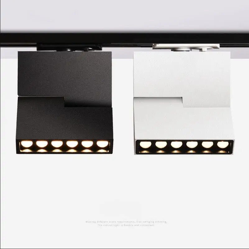 Трековый светодиодный светильник 6W12WLED для магазина одежды выставочного зала