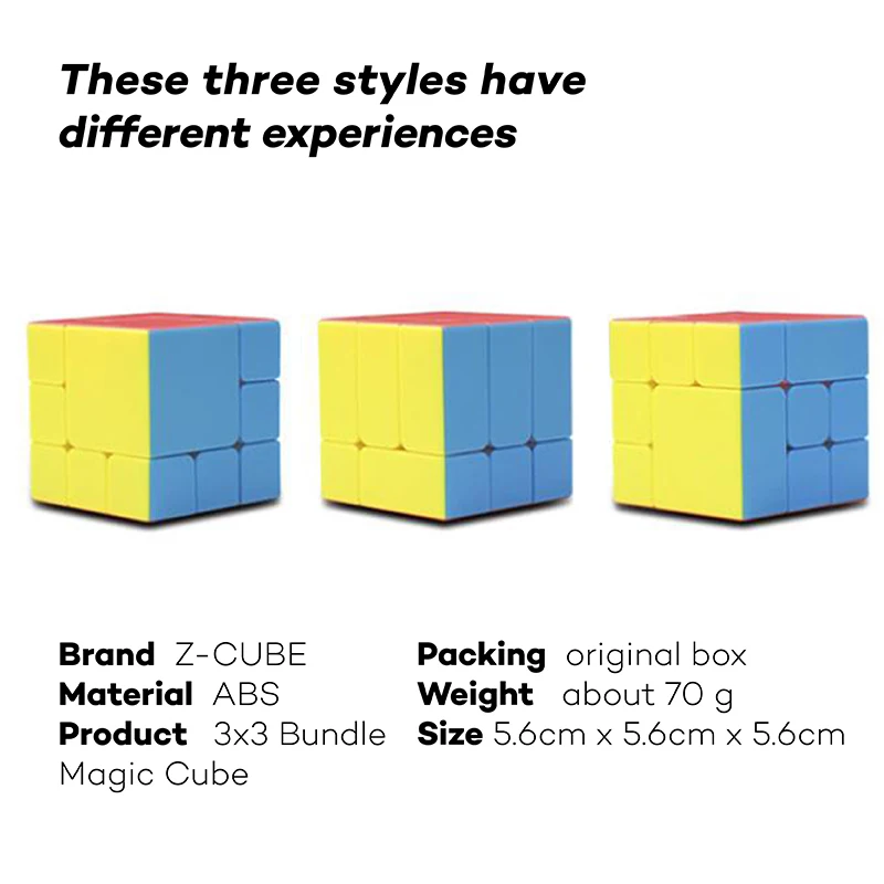 D-FantiX Z cube 3x3x3 набор магических кубиков новая головоломка Образование скоростной