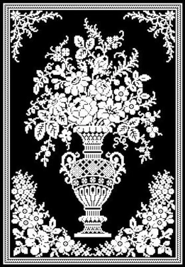 

Needlework 11CT 14CT Cross Stitch, DIY Count Cross Stitch, Embroidery Set, Flower of hope