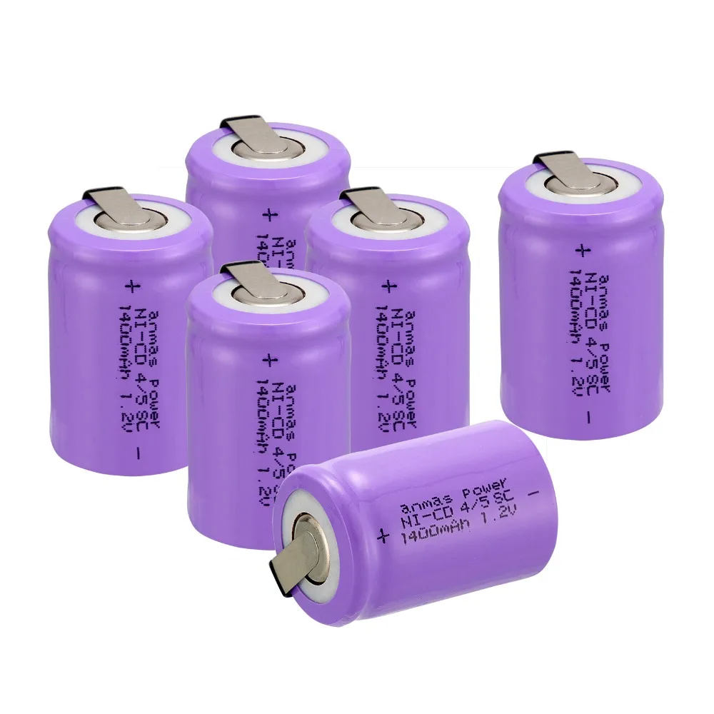 Anmas power! 6 шт./комплект высококачественные никель-кадмиевые Аккумуляторы 36 г 4/5 SubC