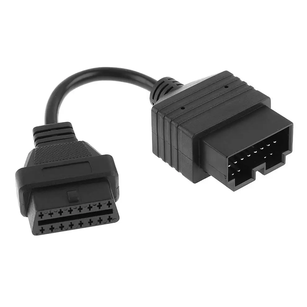 20 см пластиковый OBD-II разъем 20 Pin мужской на 16 женских с кабелем-удлинителем 8 см для Kia 20 Pin.
