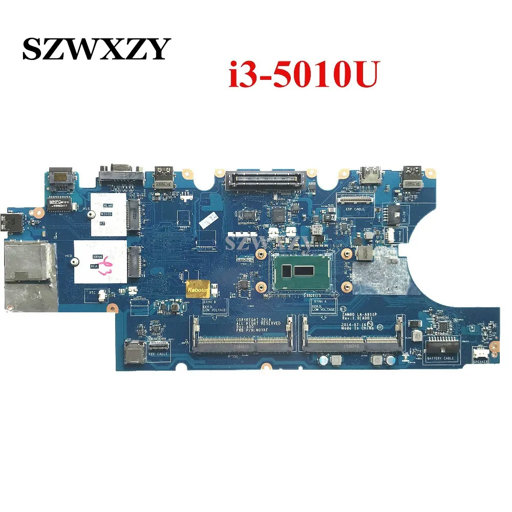 Для DELL Latitude 15 E5550 материнская плата для ноутбука CN-0H89GR H89GR I3-5010U процессор ZAM80 LA-A911P