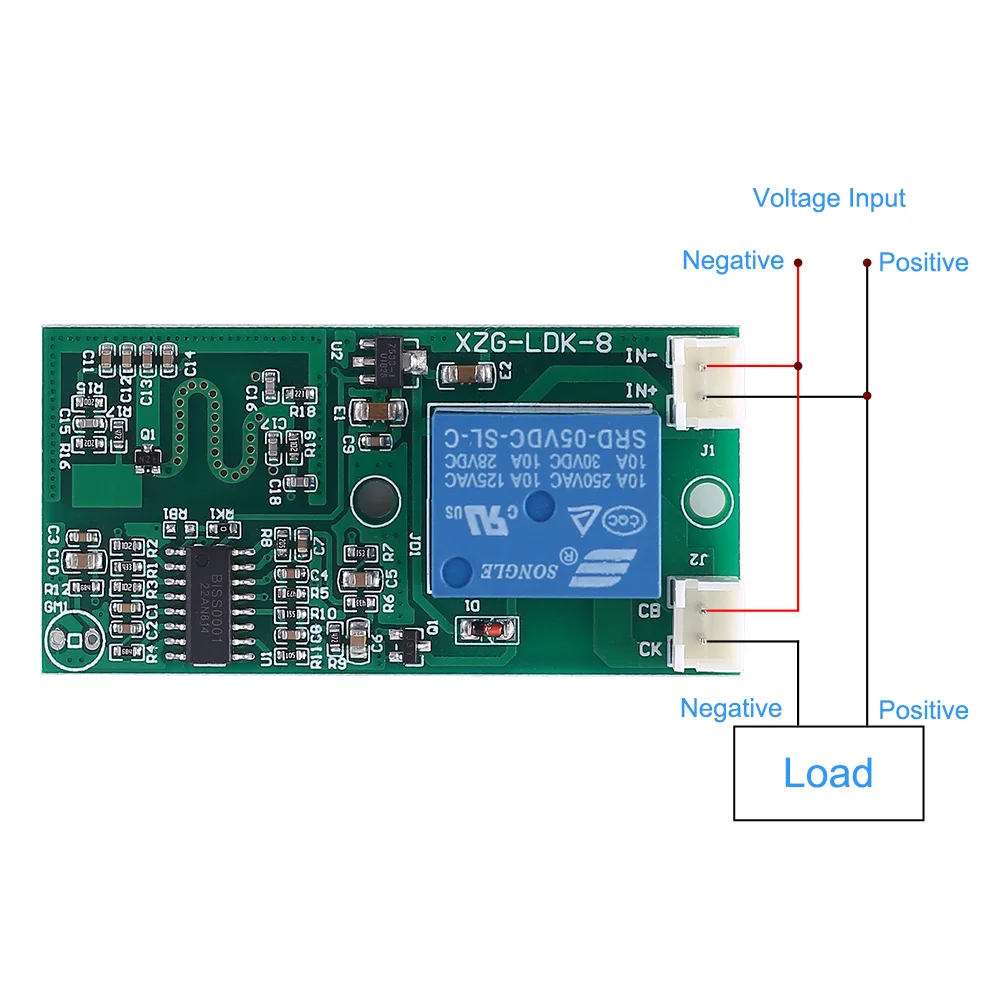 DC 5V Microwave Radar Sensor Module Relay Output Switch Controller Human Body Induction