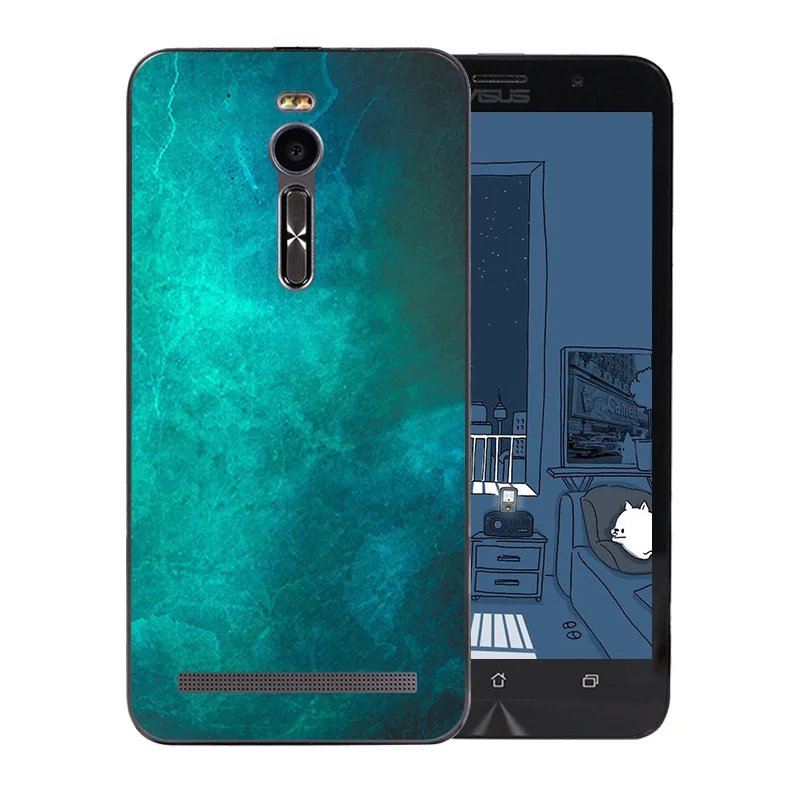 Чехол для телефона Asus Zenfone 2 ZE551ML с цветным каменным узором Мягкая силиконовая