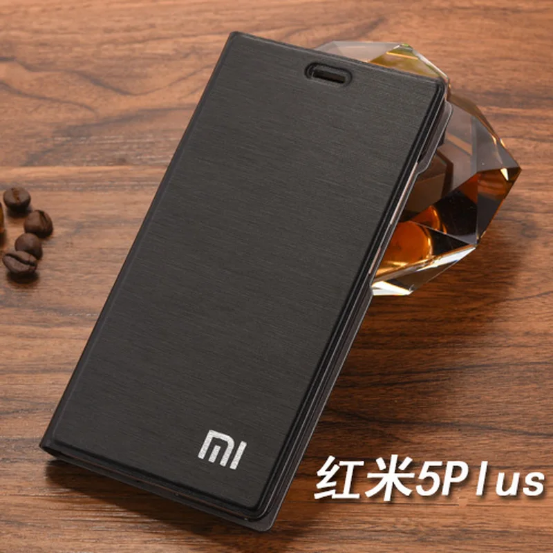 For Xiaomi Redmi 5 Plus Case Luxury Slim Style Flip Leather Wallet 5.99&quot Card Holder Phone Bag | Мобильные телефоны и