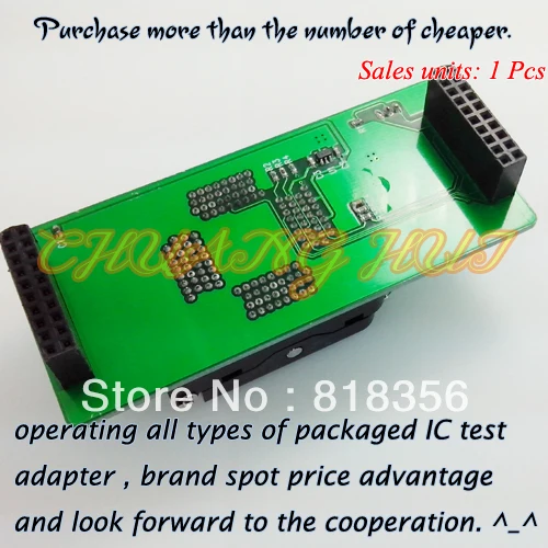 GA-TQFP128-04 Programmer Adapter IC51-1284-1788 QFP128/TQFP128 Adapter IC Test Socket/IC Socket