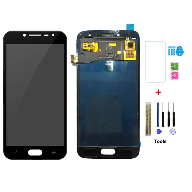 5,0 дюймов TFT lcd для samsung Galaxy J2 Pro J250 J250F SM-J250F/DS кодирующий преобразователь сенсорного экрана в сборе рамка кнопка Home - Цвет: black no frame