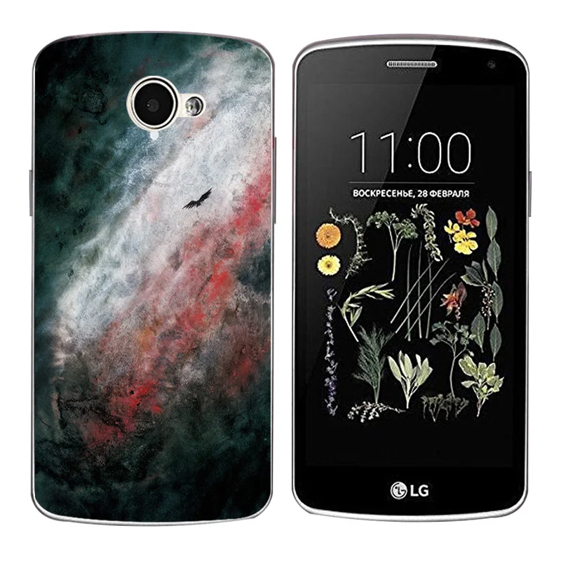 Чехол для LG K5 Мягкий силиконовый чехол LTE X220 X220DS K 5 с принтом млекопитающих k5 0