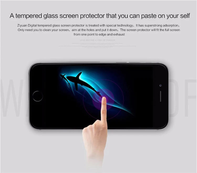 Бренд Jun Fun 1000 шт./лот 9H Премиум защитное закаленное стекло для iphone 8 7 6 6s Plus