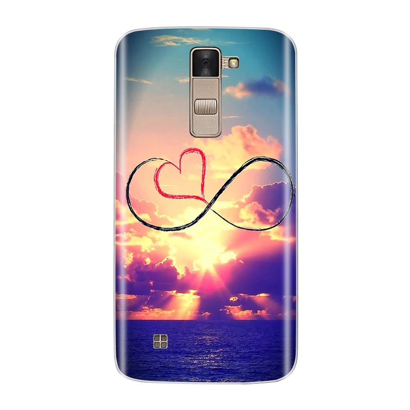 Чехол для телефона LG K8 силиконовый мягкий ТПУ Модный цветочный узор окрашенный защитный чехол для LG K8 задняя крышка чехол s