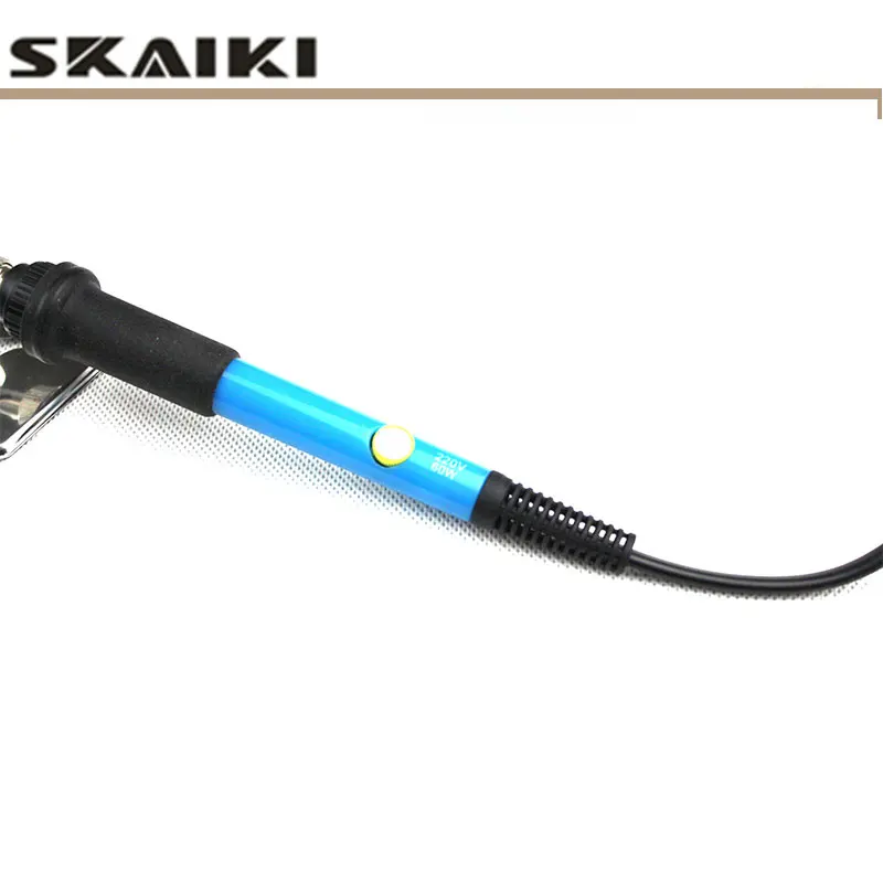 Adjust Temperature 60W Welding sets Electric Soldering Iron 220V 110V Solder +10 pcs 900M-T black solder tips +stand | Инструменты
