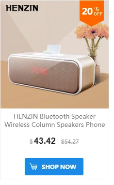 HENZIN 20 W Беспроводная Bluetooth Колонка супер колонка для басов HIFI стерео с флеш-картой памяти TF AUX громкой связи 4000 mAh банк питания для iPhone