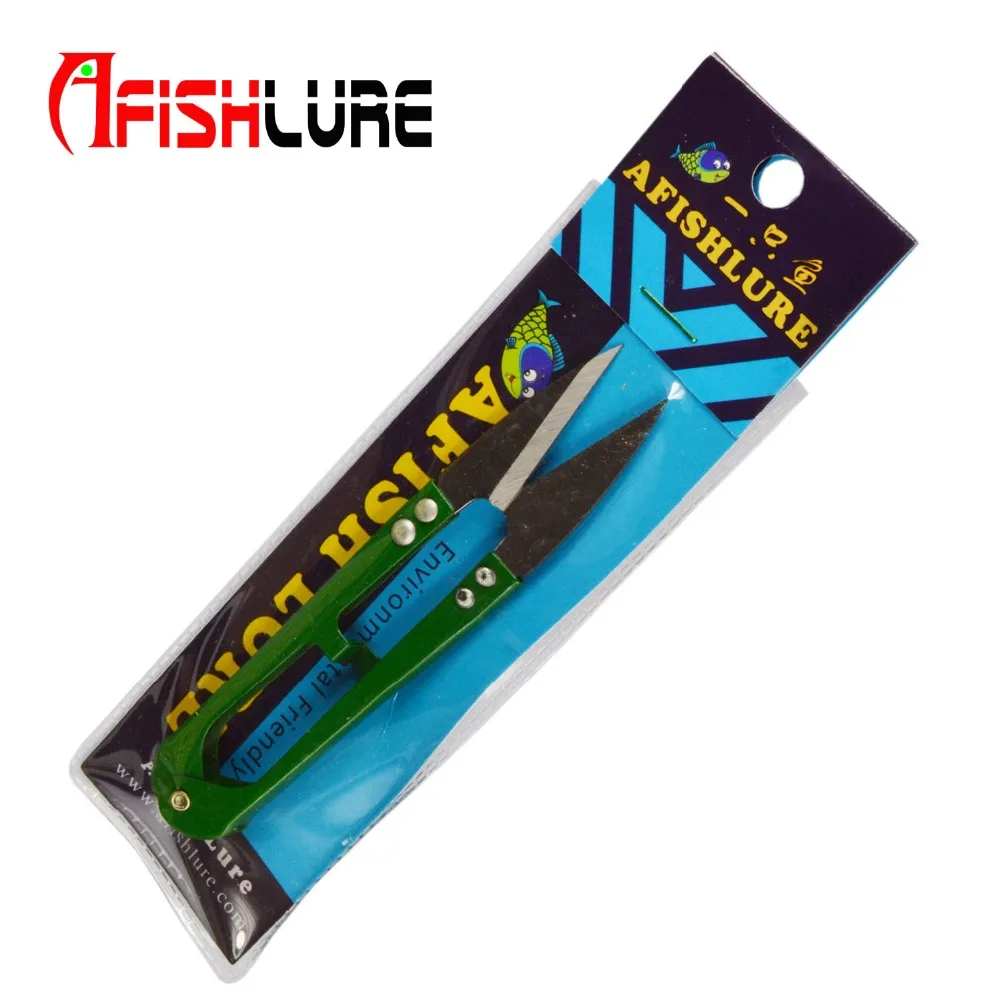 Afishlure Малый Рыбалка Ножницы U Форма инструмент 10.5 см Портативный инструмента