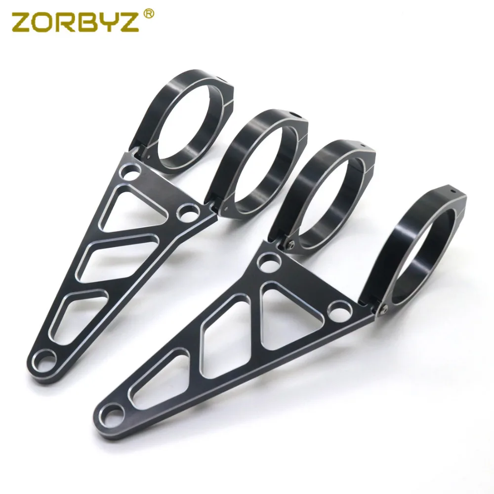 Zorbyz универсальные мотоциклетные 57 мм черный CNC кронштейн крепление для фары