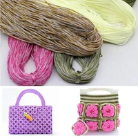 colourful diy knitting thread for bags hat shoes practical handcraft weaving thread line garment scarf handmade decoration cords