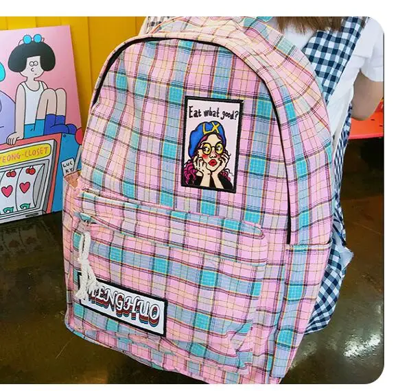 Плечевой школьный ранец для студентов с мультяшным принтом | Багаж и сумки