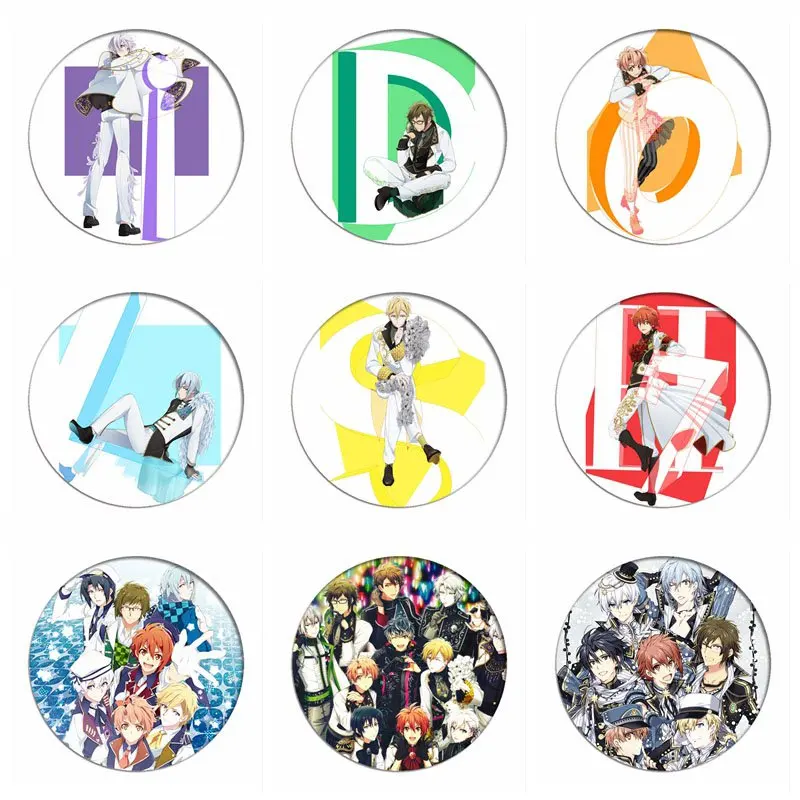 Японская игра Idolish7 Косплей значки IZUMI IORI брошь булавки NIKAIDO YAMATO Иконка MITSUKI