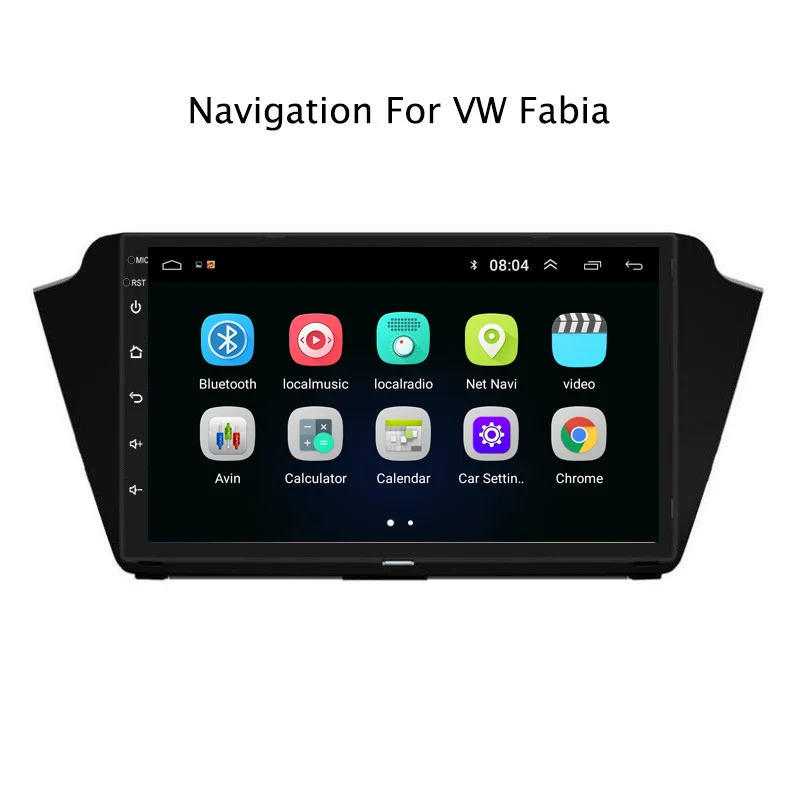 10," 2.5D ips Android 8,1 автомобильный DVD gps плеер для Skoda Fabia- автомобильный Радио стерео головное устройство с навигацией