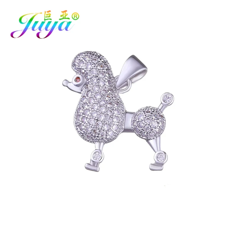 white gold Juya бижутерия ручной работы материал ручной работы Cz Pave Hamsa Подвески Подвеска для женщин Детский Рождественский подарок изготовление ювелирных изделий - Окраска металла: white gold