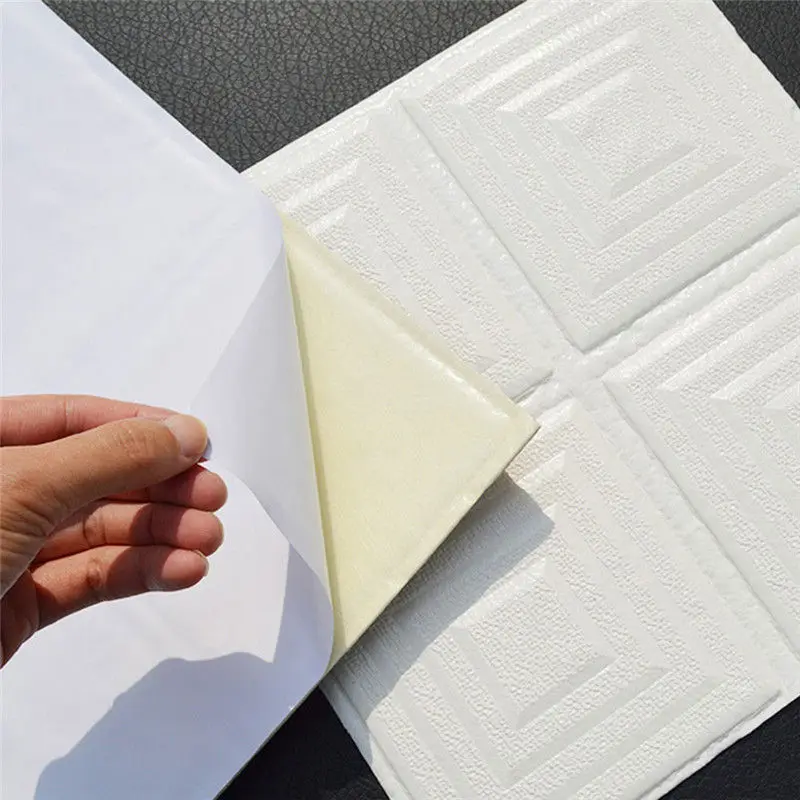 ПЭ Пена 3D настенные наклейки кирпичный узор Водонепроницаемый самоклеющиеся